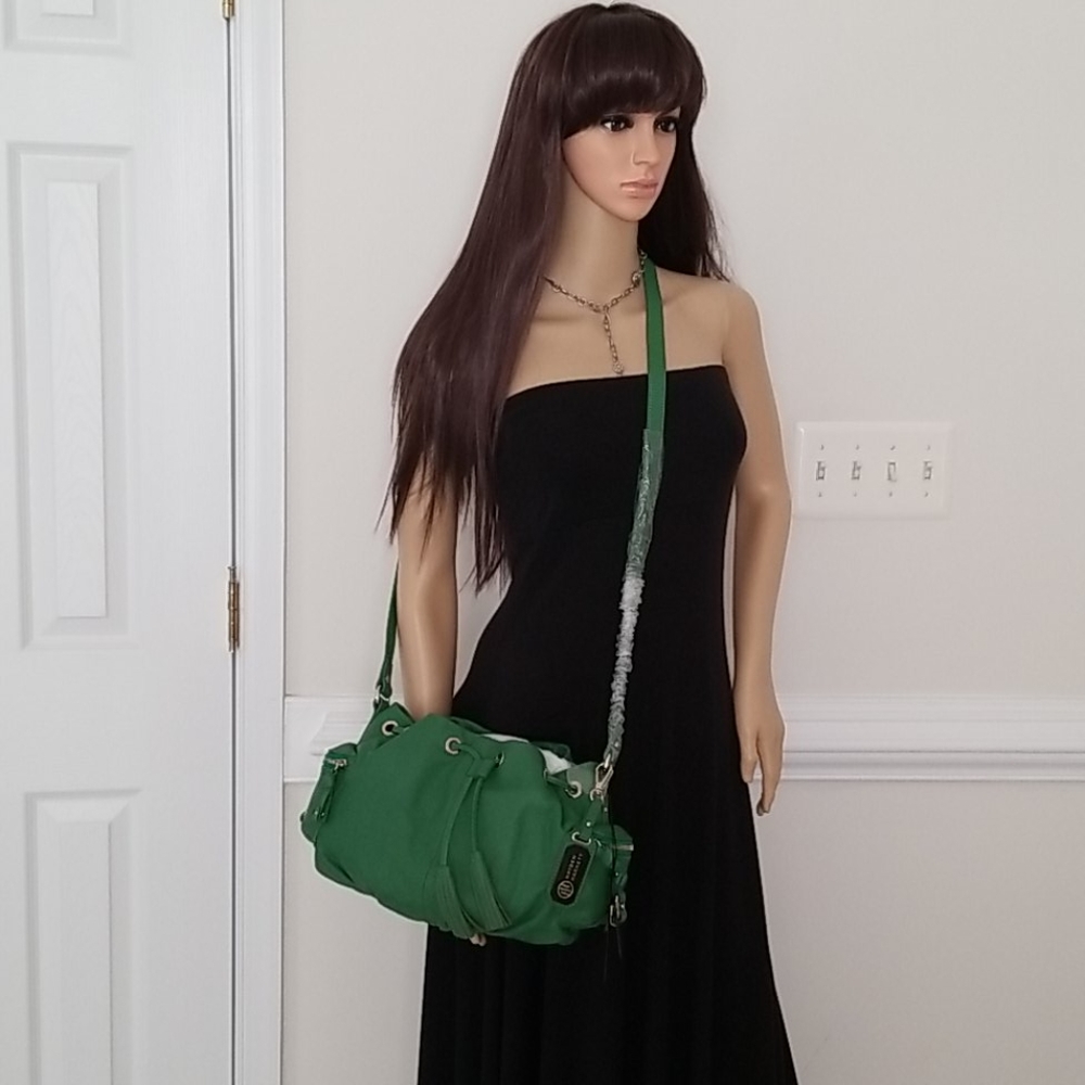 HAYDEN HARNETT GREEN LEATHER CROSS BODY BAG NWT - Picture 16 of 16